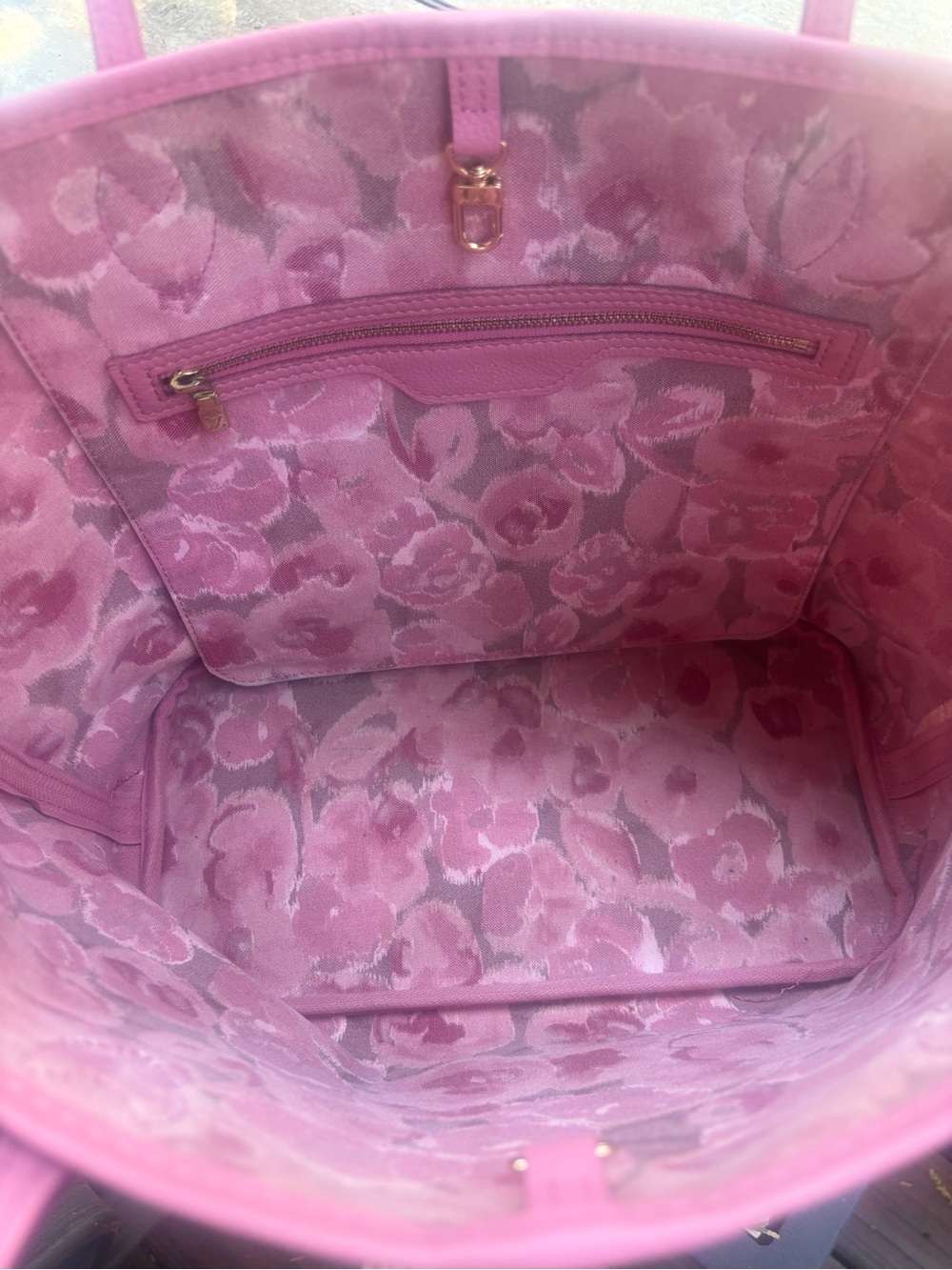 Louis Vuitton Neverfull MM Ikat Flower Monogram Canvas Tote – 100% Authentic - Picture 8 of 16